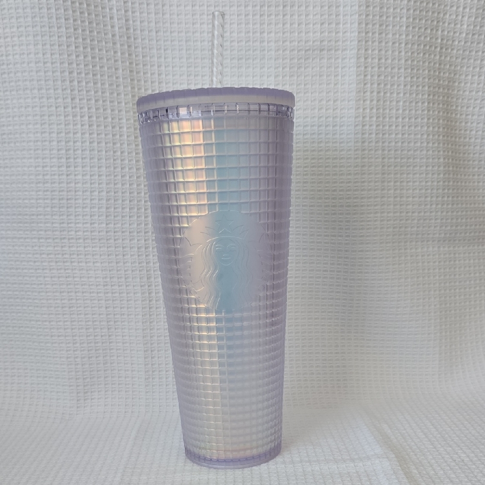Starbucks Iridescent Tumbler with Straw